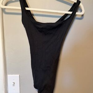 SKIMS Cotton Ribbed Bodysuit XXS